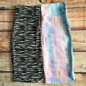 Lularoe Cassie Skirts size Large